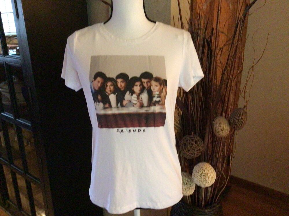 H&M WB Friends Logo T-Shirt Sz S